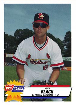 1993 Fleer ProCards South Atlantic League All-Stars #SAL-45 Keith Black Front
