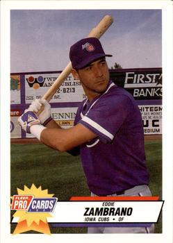 1993 Fleer ProCards Triple A All-Stars #AAA-6 Eddie Zambrano Front