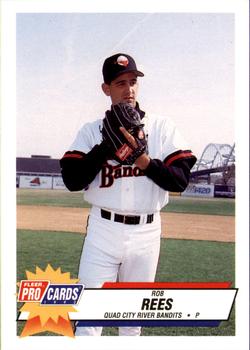 1993 Fleer ProCards #99 Rob Rees Front
