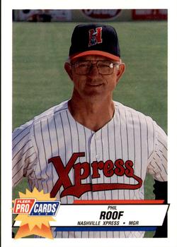 1993 Fleer ProCards #417 Phil Roof Front