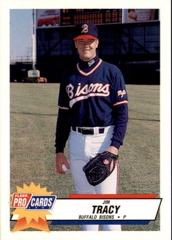 1993 Fleer ProCards #518 Jim Tracy Front