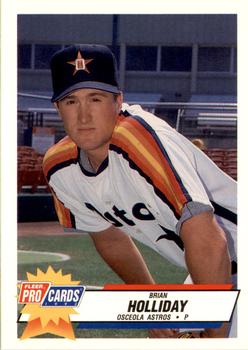 1993 Fleer ProCards #622 Brian Holliday Front