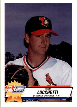 1993 Fleer ProCards #684 Larry Lucchetti Front