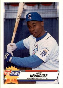 1993 Fleer ProCards #730 Andre Newhouse Front