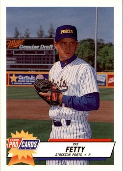 1993 Fleer ProCards #738 Pat Fetty Front