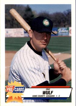 1993 Fleer ProCards #920 Eric Wulf Front