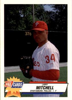 1993 Fleer ProCards #1053 Larry Mitchell Front