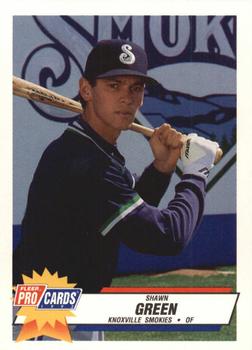 1993 Fleer ProCards #1262 Shawn Green Front