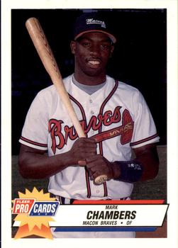 1993 Fleer ProCards #1412 Mark Chambers Front