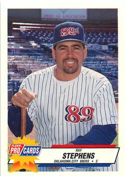 1993 Fleer ProCards #1629 Ray Stephens Front