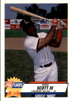 1993 Fleer ProCards #2532 George Scott III Front