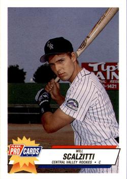 1993 Fleer ProCards #2895 Will Scalzitti Front