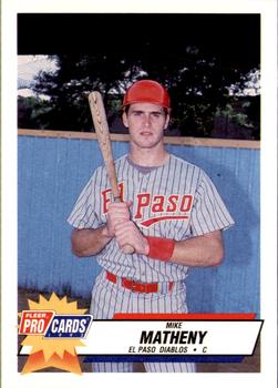 1993 Fleer ProCards #2953 Mike Matheny Front