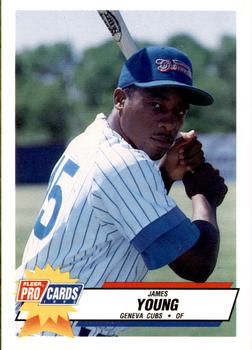 1993 Fleer ProCards #3192 James Young Front