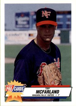 1993 Fleer ProCards #3382 Toby McFarland Front