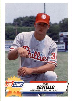 1993 Fleer ProCards #3487 Brian Costello Front