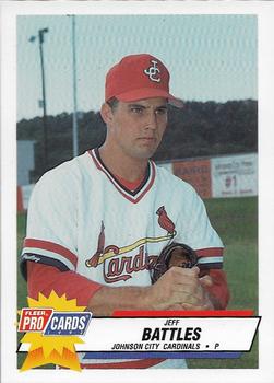 1993 Fleer ProCards #3668 Jeff Battles Front