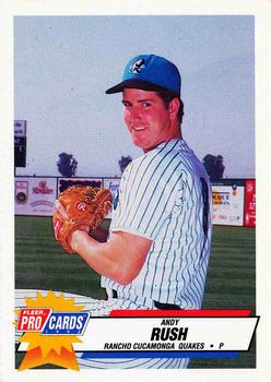 1993 Fleer ProCards #833 Andy Rush Front