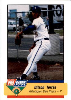1994 Fleer ProCards Carolina League All-Stars #CAR-26 Dilson Torres Front