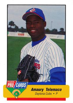 1994 Fleer ProCards Florida State League All-Stars #FSL-34 Amaury Telemaco Front