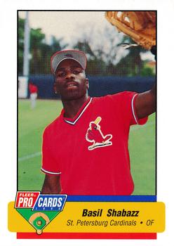 1994 Fleer ProCards Florida State League All-Stars #FSL-44 Basil Shabazz Front