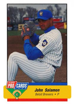 1994 Fleer ProCards Midwest League All-Stars #MDW-10 John Salamon Front