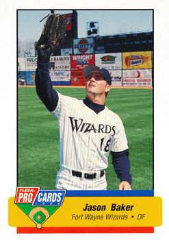 1994 Fleer ProCards Midwest League All-Stars #MDW-11 Jason Baker Front