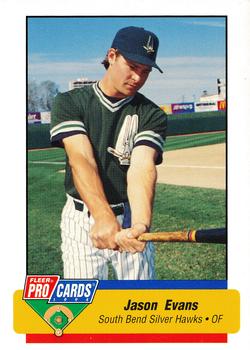 1994 Fleer ProCards Midwest League All-Stars #MDW-26 Jason Evans Front