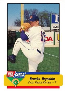 1994 Fleer ProCards Midwest League All-Stars #MDW-37 Brooks Drysdale Front