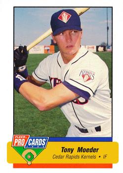 1994 Fleer ProCards Midwest League All-Stars #MDW-39 Tony Moeder Front