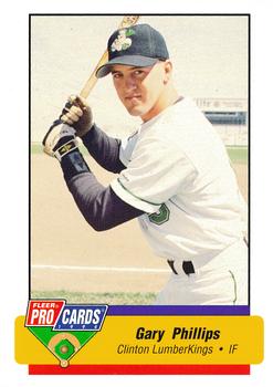 1994 Fleer ProCards Midwest League All-Stars #MDW-40 Gary Phillips Front