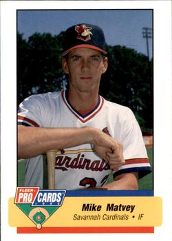 1994 Fleer ProCards South Atlantic League All-Stars #SAL-51 Mike Matvey Front