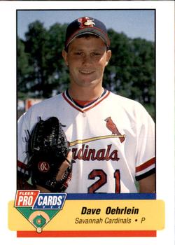 1994 Fleer ProCards South Atlantic League All-Stars #SAL-53 Dave Oehrlein Front