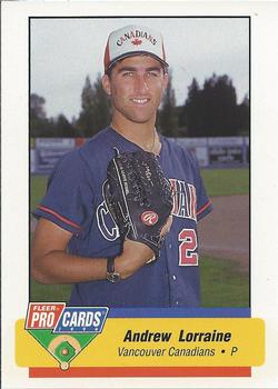 1994 Fleer ProCards Triple A All-Stars #AAA23 Andrew Lorraine Front