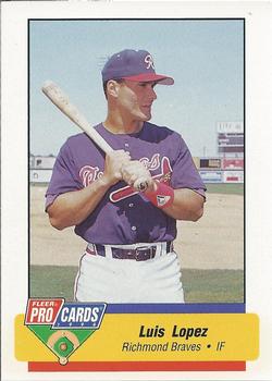 1994 Fleer ProCards Triple A All-Stars #AAA42 Luis Lopez Front