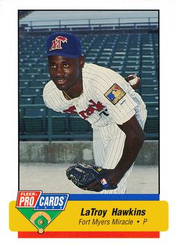 1994 Fleer ProCards #1163 LaTroy Hawkins Front