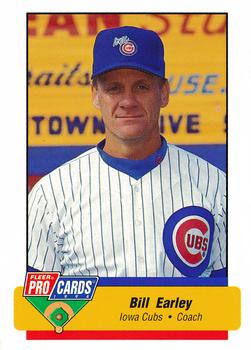 1994 Fleer ProCards #1291 Bill Earley Front