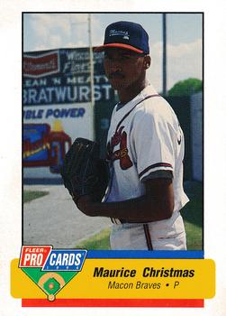 1994 Fleer ProCards #2196 Maurice Christmas Front