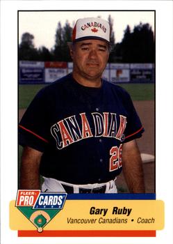 1994 Fleer ProCards #1879 Gary Ruby Front