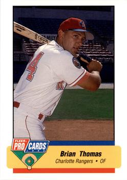 1994 Fleer ProCards #2511 Brian Thomas Front