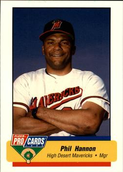 1994 Fleer ProCards #2804 Phil Hannon Front