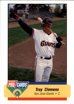 1994 Fleer ProCards #2819 Troy Clemens Front