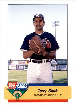 1994 Fleer ProCards #2841 Terry Clark Front