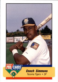 1994 Fleer ProCards #3189 Enoch Simmons Front