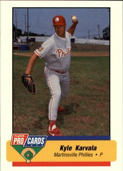1994 Fleer ProCards #3286 Kyle Karvala Front