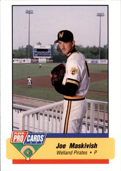 1994 Fleer ProCards #3491 Joe Maskivish Front
