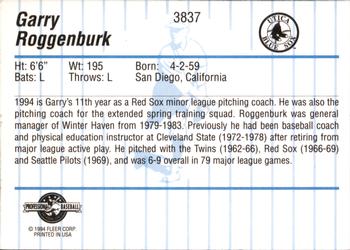 1994 Fleer ProCards #3837 Garry Roggenburk Back