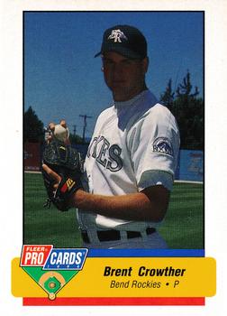 1994 Fleer ProCards #3583 Brent Crowther Front