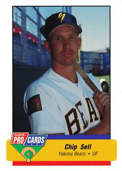 1994 Fleer ProCards #3865 Chip Sell Front