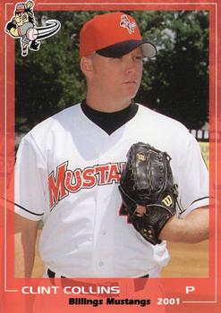 2001 Grandstand Billings Mustangs #NNO Clint Collins Front